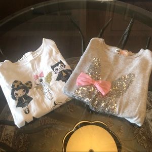 Two Holiday H&M Tops